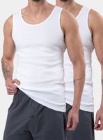 Pack 2 Camiseta Algodón Sin Manga