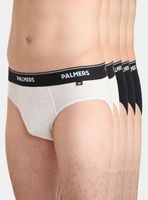 Pack 5 Slip Algodón Elástico Visible