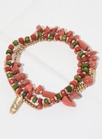 Pack de 3 Pulsera Elasticada con Mostacillas y Piedras