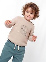 Sweater con Parche de Animales en el Frente