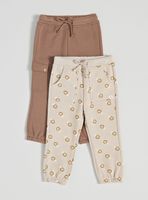 Pantalón bipack Básico Liso Print