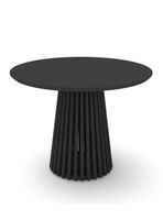 Mesa de comedor Palisade 6 Personas 110 cm Negro