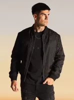 Chaqueta Bomber Logo Tejido