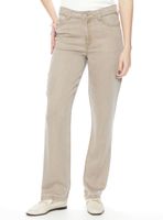 Pantalón Recto Lyocell Tiro Alto Pretina Básica 1 Botón