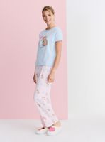 Pijama Jersey Estampado Detalles con Glitter