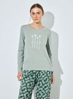 Pijama Polera Lisa Estampada