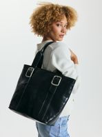 Cartera de Hombro Tipo Tote Hebillas