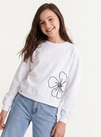 Polerón Flor con Cordón