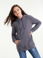 Polerón Oversize Color con Bolsillo Frontal