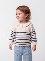 Sweater Rayas con Cuello