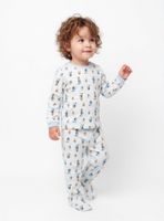 Pijama Celeste Full Estampado Bluey y Bingo