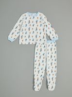 Pijama Celeste Full Estampado Bluey y Bingo