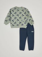 Conjunto Polerón con Bolsillo y Pantalón de Buzo Mickey