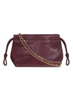 Cartera Gold Chain Burgundy Scrunchie M