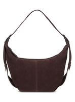 Cartera Hobo XL Coffee Suede