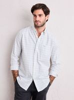 Camisa Manga Larga Cuadros Print