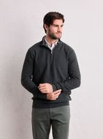 Sweater Medio Cierre Texturado