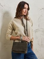 Cartera Crossbody de Gamuza