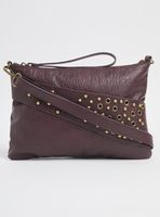 Cartera de Mano Tachas Doradas de Ecocuero