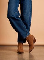 Botín Al Tobillo Cuero Mujer