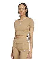 Polera Essentials Acanalada con Logo