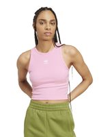 Polera sin Mangas Essentials Acanalada Logo