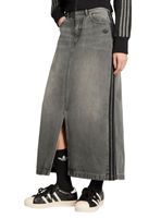 Falda Lápiz Tejido Denim de 3 Tiras Adicolor