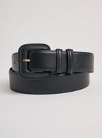 Cinturón Básico con Hebilla Forrada Cuero