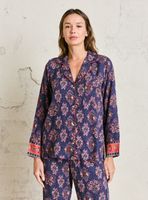 Pijama 2 Piezas Full Estampado Aplicación Satín