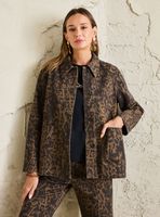 Chaqueta Cop Bolsillo Parche Delantero