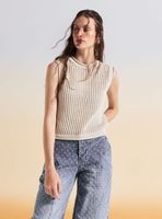 Sweater Look Malla Hilos Brillantes