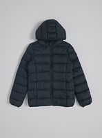 Parka Básica Color con Detalle Parche en Manga