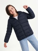 Parka Básica Color con Detalle Parche en Manga