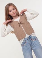 Chaqueta Acolchada Cotelé con Vuelos