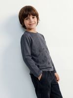 Polera Básica Color Block Estampada