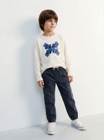 Jeans Cargo Acid Wash Algodón