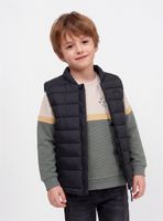 Parka sin Mangas Nylon con Aplicación Montaña