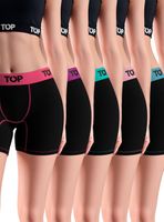 Bóxer Medio Algodón Color