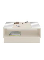 Mesa De Centro Detroit Marfil 35.5x90.5x59 cm