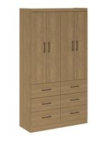 Clóset 4 Puertas 6 Cajones Roble Dakar Exit