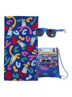 Set de Toalla 70x140 cm + Lentes de Agua Bluey