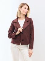 Chaqueta Trucker de Gamuza Sintética