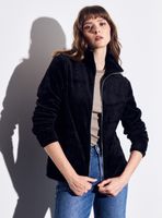 Polar Básico Cuello Alto y Bolsillos Laterales