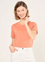 Polera Lisa de Lino Regular