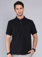 Polera Lisa Pique Cuello Polo