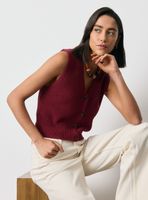 Sweater Vest Tejido Lyocell Lino