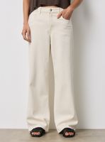 Jeans Wide Leg en Tela Comfort