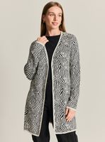 Cárdigan Estampado Jacquard