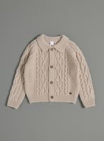 Chaleco Diseño Trenzado con Cuello