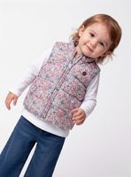 Parka Estampado Romántico sin Mangas